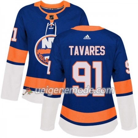 Dame Eishockey New York Islanders Trikot John Tavares 91 Adidas 2017-2018 Blau Authentic